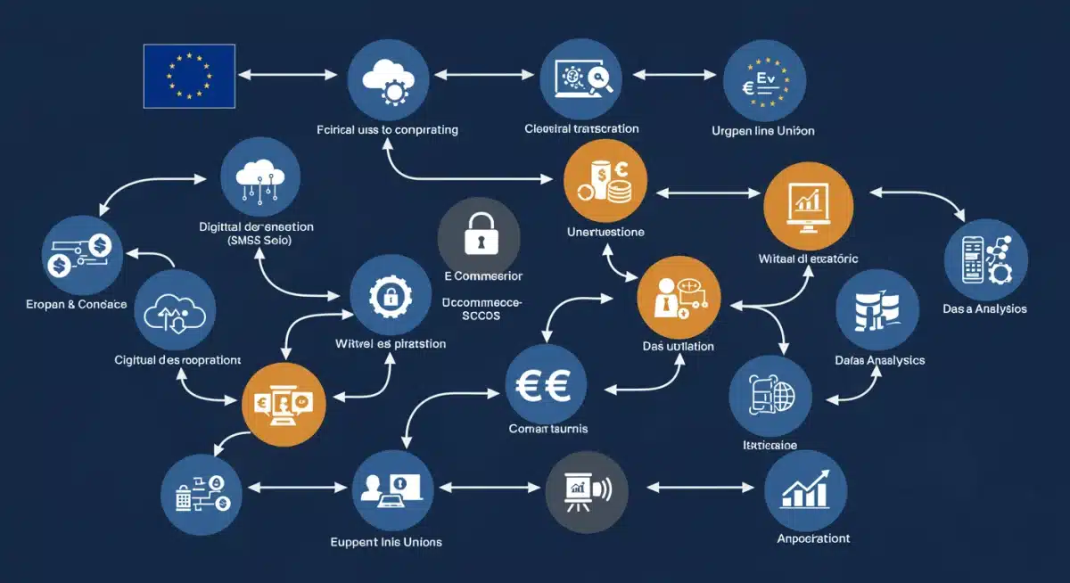 Infografía: Distribución de 10.000 millones de euros en ayudas digitales para PYMES.