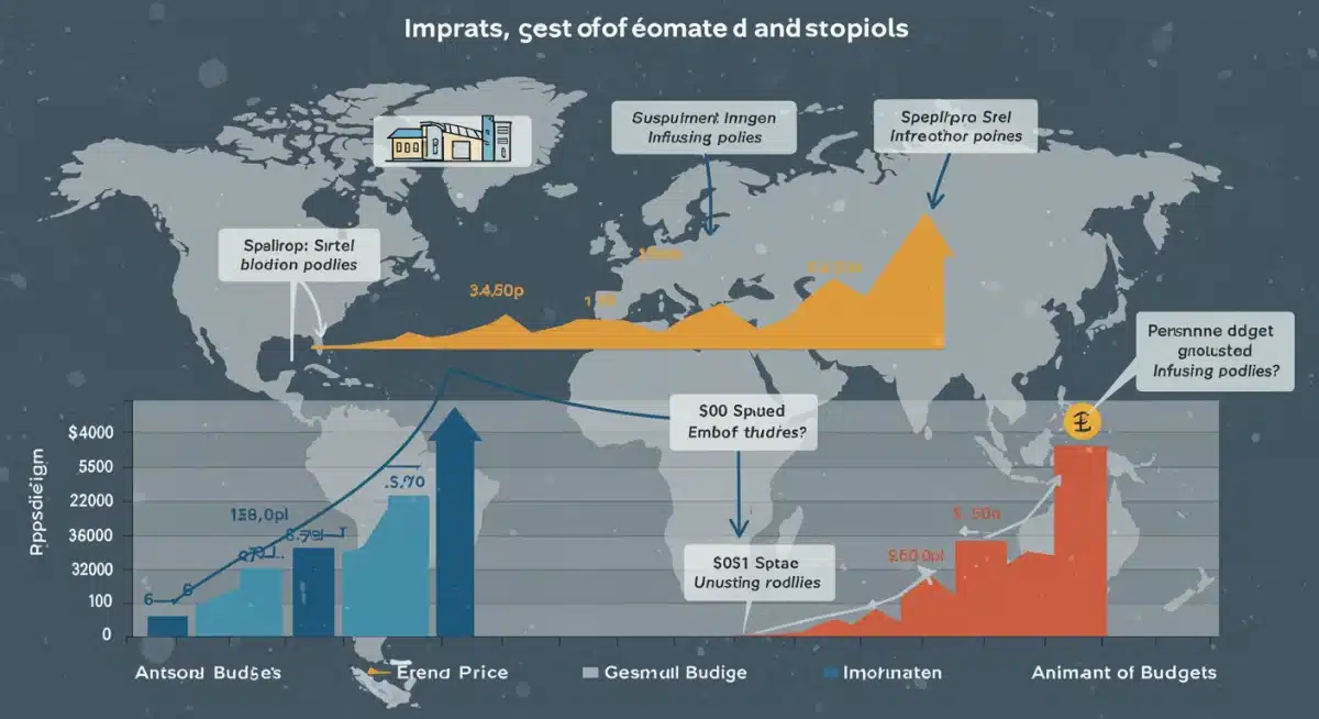 Infografía dinámica sobre la interacción de precios de alquiler, inflación y políticas de vivienda.