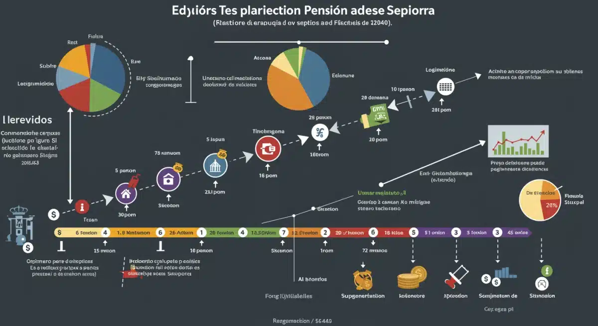 Infografía evolución sistema de pensiones español y su impacto