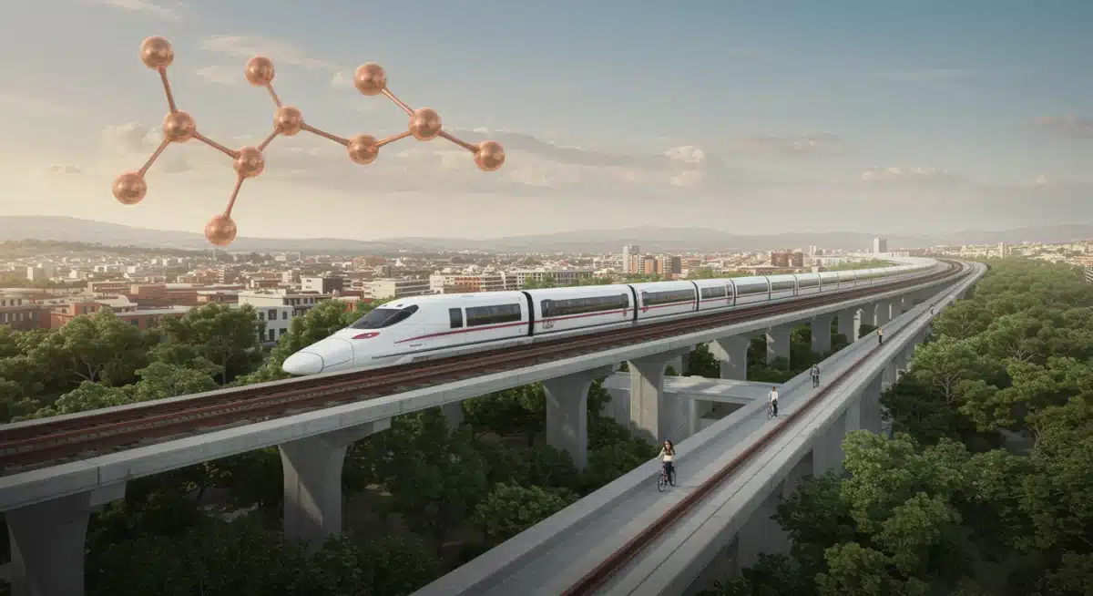 Proyecto de infraestructura sostenible en España, destacando la importancia del cobre en su construcción y diseño innovador.