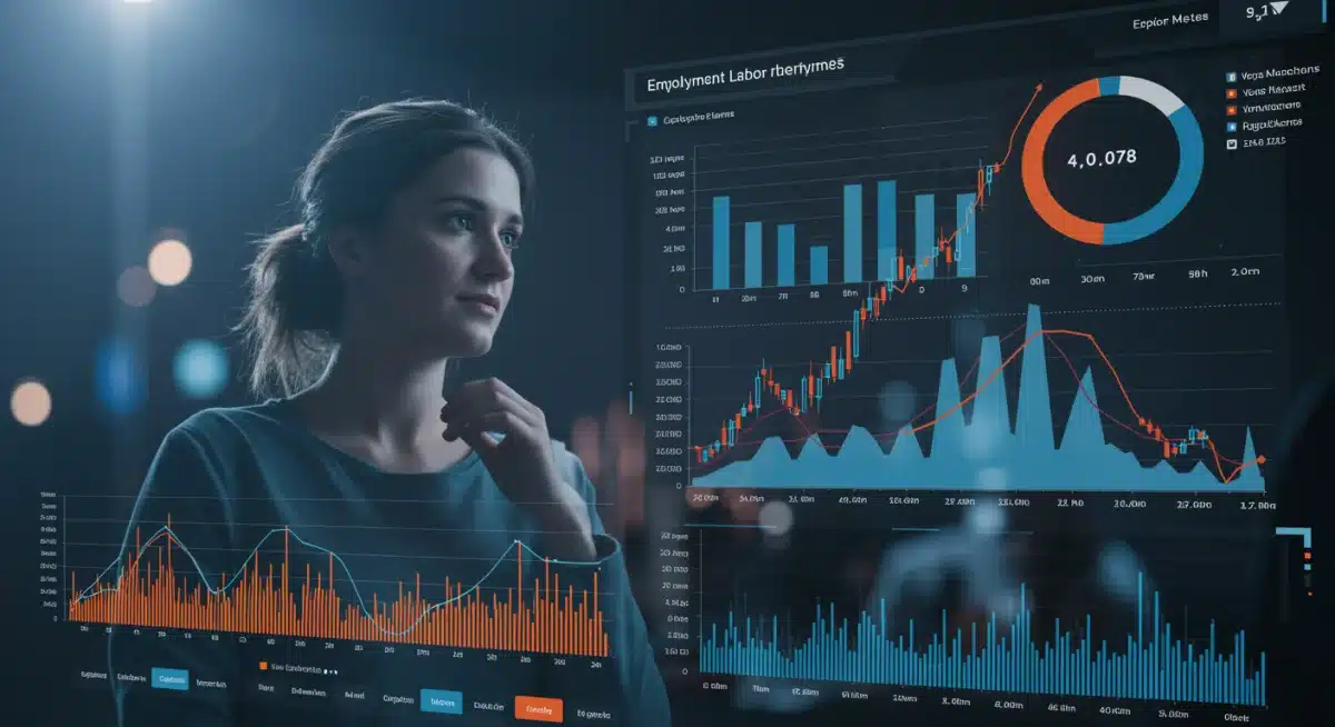 Gráficos y análisis de datos sobre tendencias de empleo y mercado laboral español post-reforma.