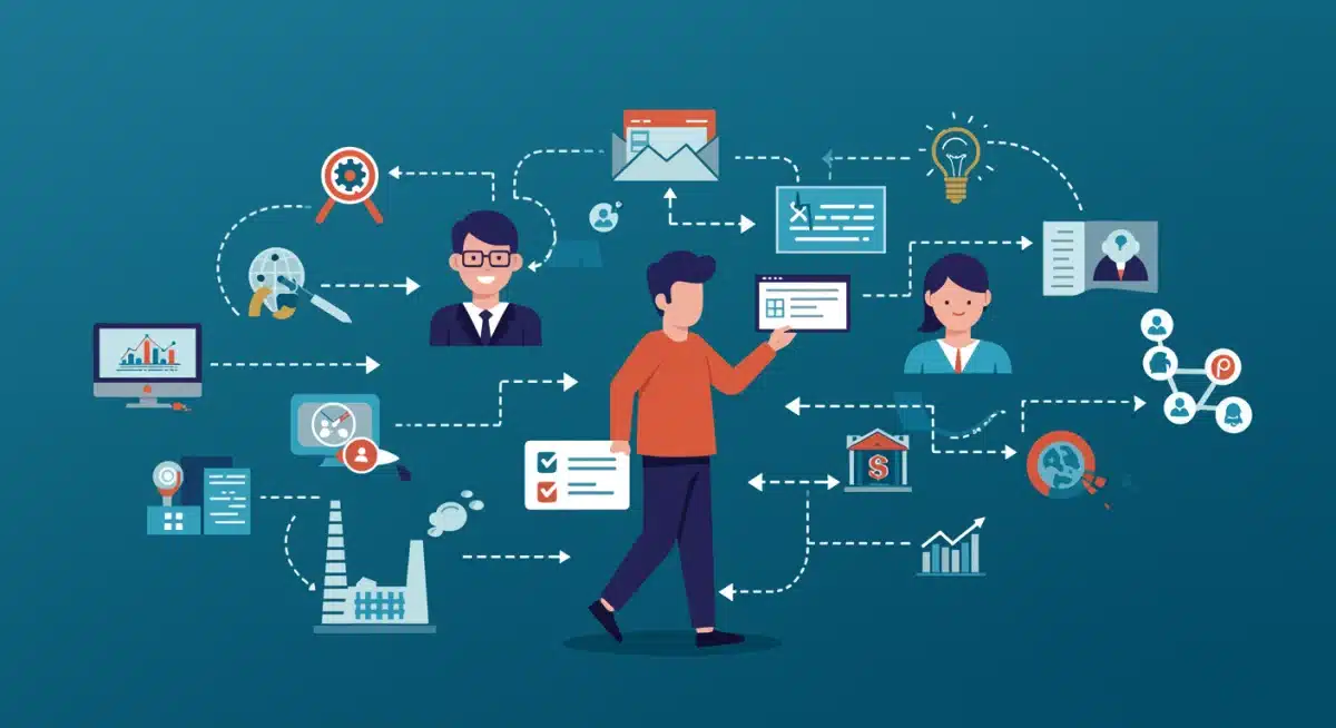 Person adapting to new roles and learning platforms, symbolizing continuous skill development in the US workforce.