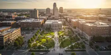 Vibrant downtown area revitalized by federal funding