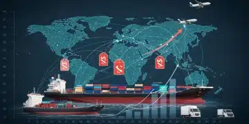 Global supply chain network affecting U.S. consumer prices in 2025