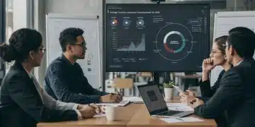 Professionals strategizing budget for career growth and professional development in 2025.