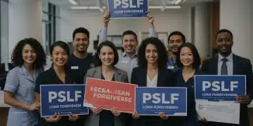 Public service workers celebrating student loan forgiveness