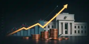 Federal Reserve interest rate forecast 2026, 50 basis point shift graphic