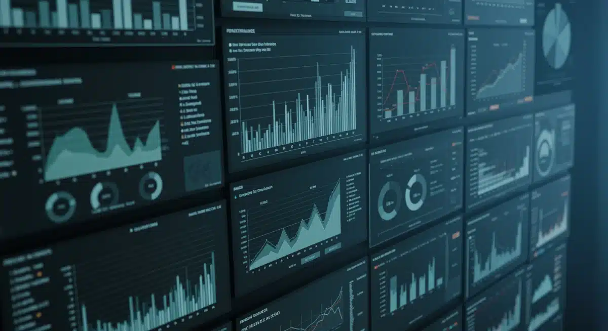 Complex data analysis and policy decisions displayed on multiple computer screens, representing SNAP benefit calculations.