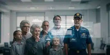 Diverse individuals reviewing digital federal benefits application forms for 2026 changes.