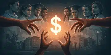 Illustration of hands reaching for federal funding, symbolizing new grant opportunities for community and education in 2026.