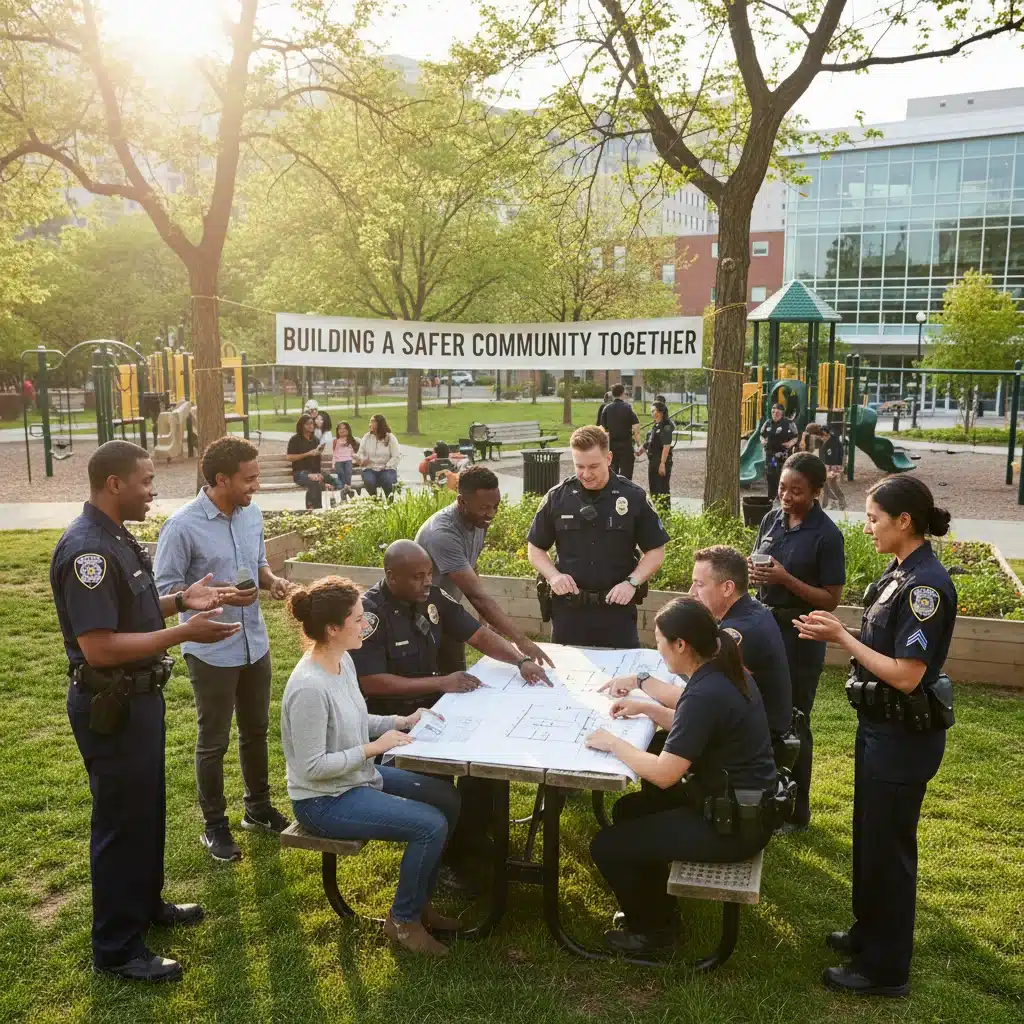 Community policing and collaboration for safety