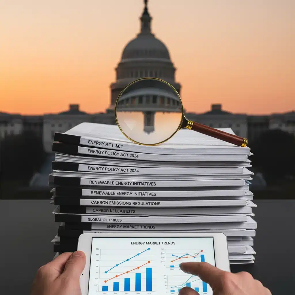 Analysis of energy policy and market trends in the U.S.