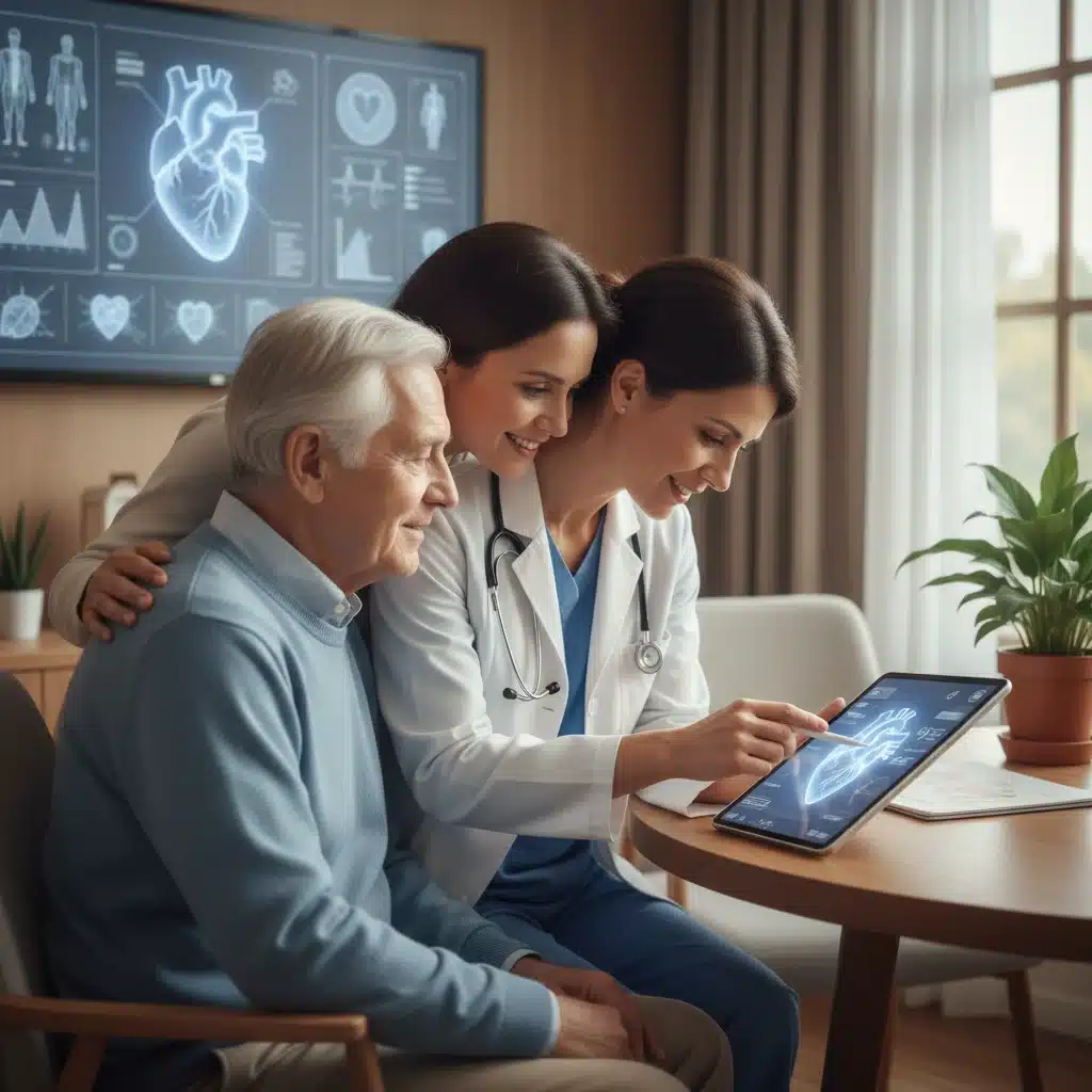 Doctor explaining healthcare plan to patient illustrating patient-centered care