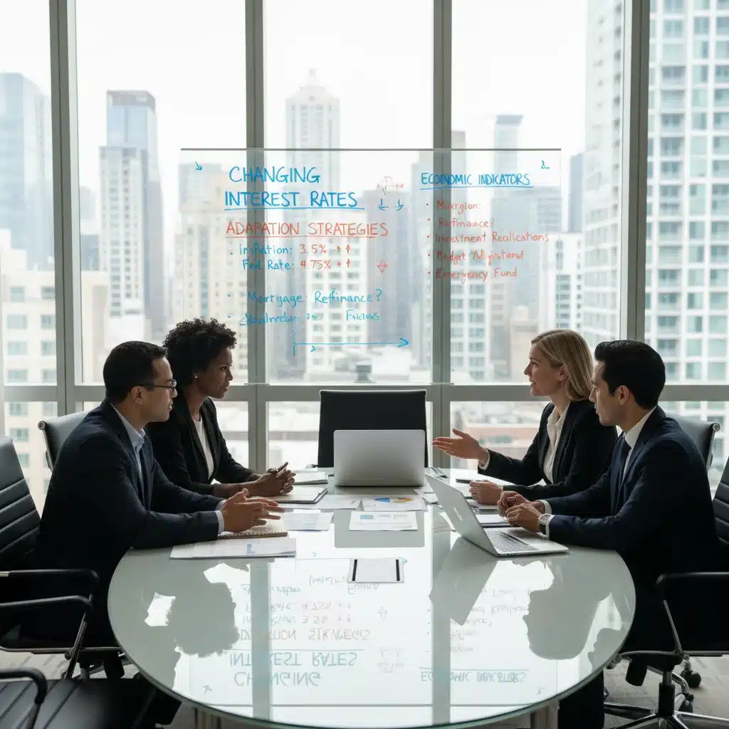 Financial advisors guiding consumers through interest rate changes and economic adjustments