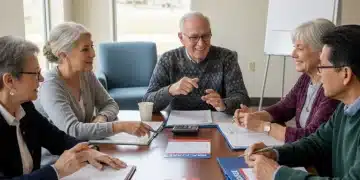 Seniors discussing Medicare Part B premium adjustments for 2026