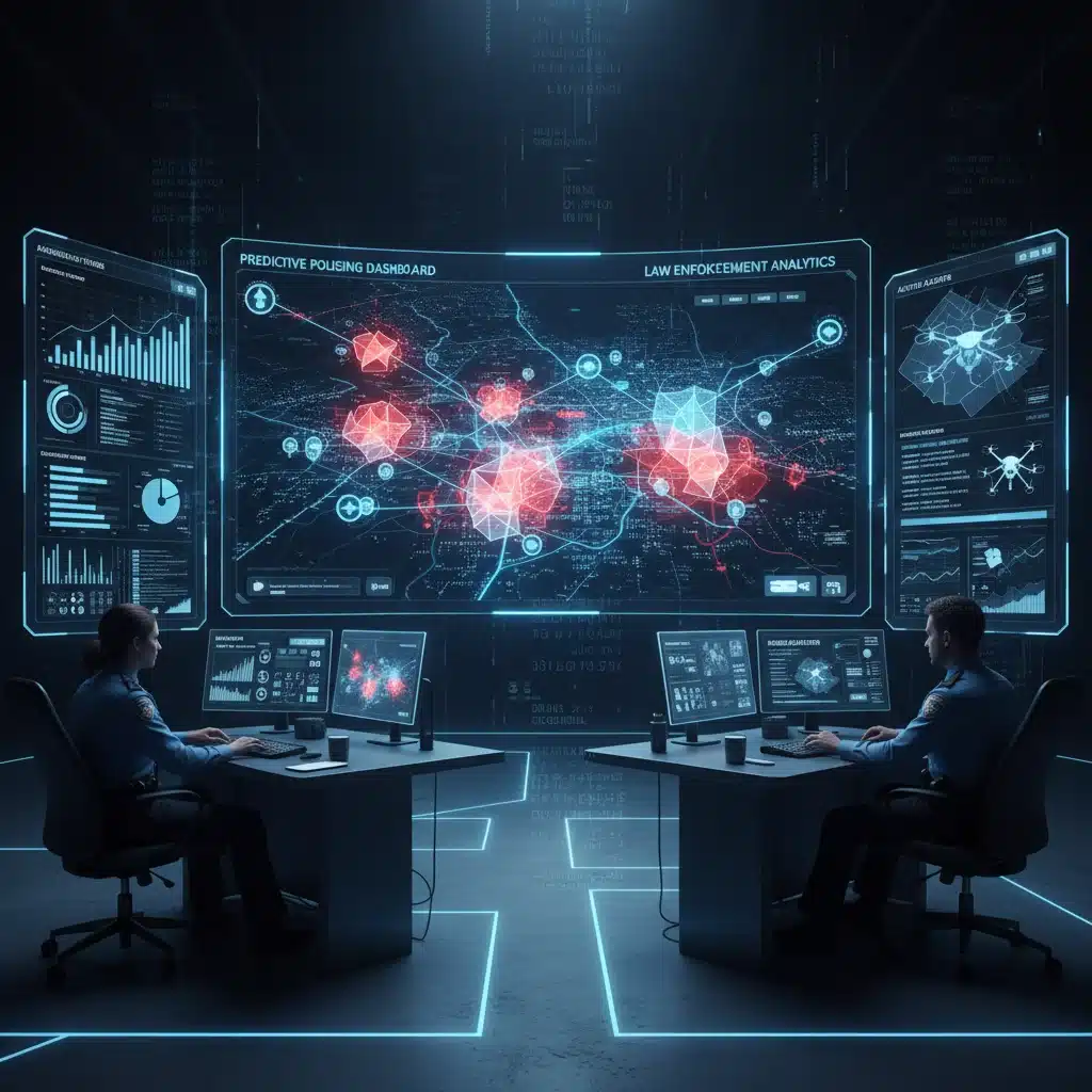Data analytics dashboard for predictive policing